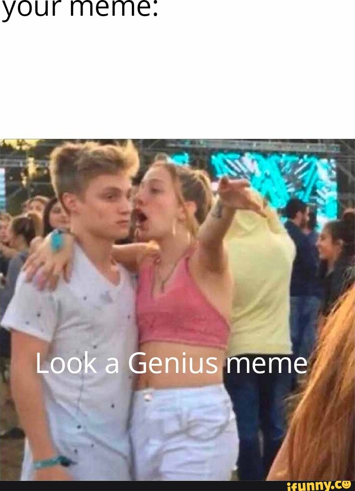 genius meme taking picture