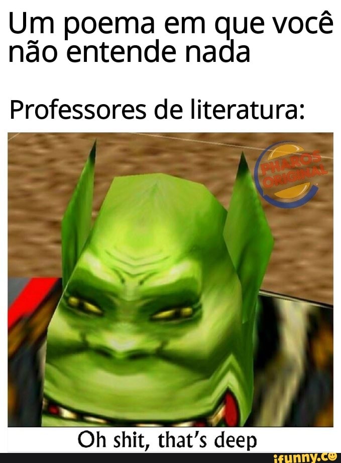 PROFESSOR DE LITERATURA: POEMA PARA COMENTAR