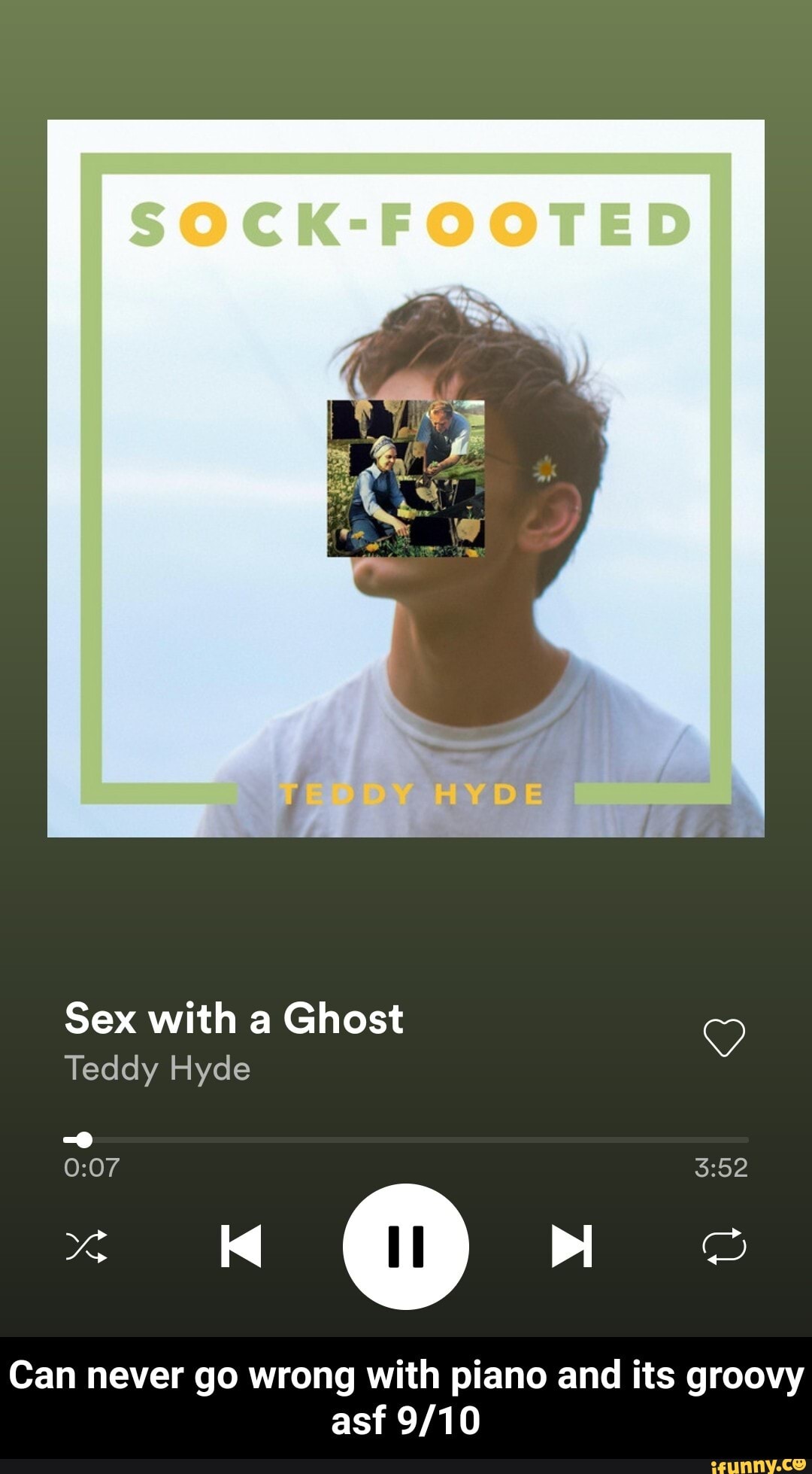 TED Sex with a Ghost Teddy Hyde Can never go wrong with piano and its  groovy asf - Can never go wrong with piano and its groovy asf 9/10 - iFunny  Brazil