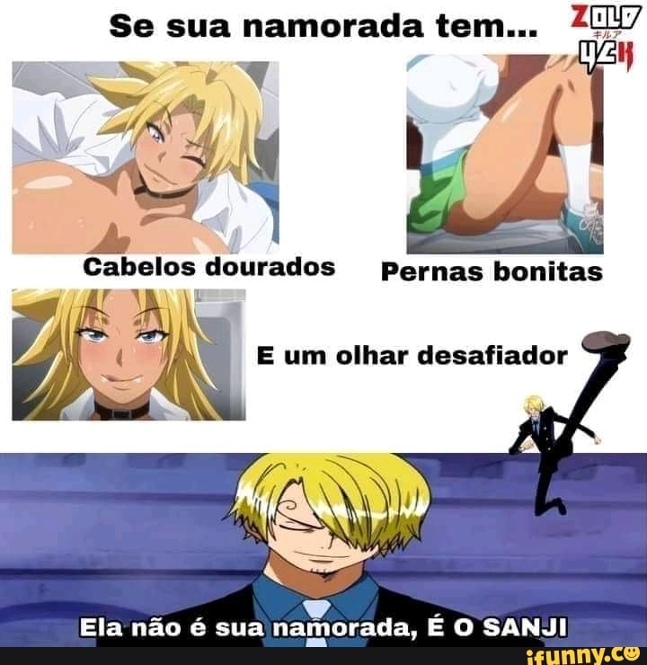 Kokoro destruindo os sonhos do Sanji kkkkk 