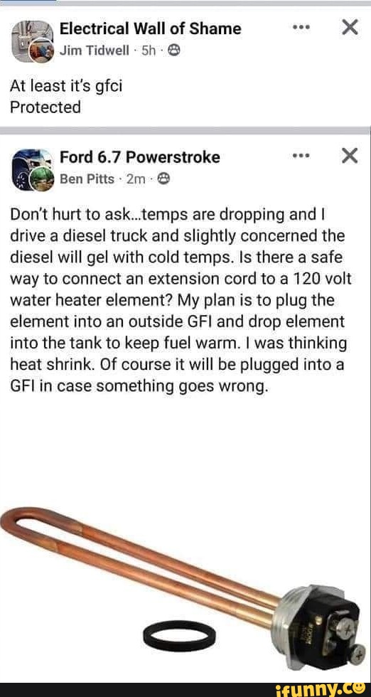 Electrical Wall of Shame Jim Tidwell Sh At least it's gfci Protected