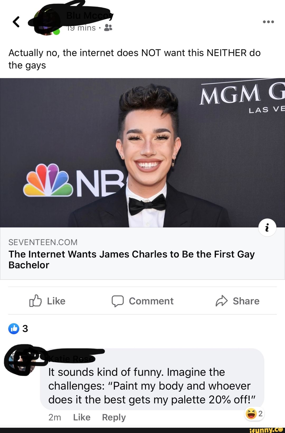 Actually no, the internet does NOT want this NEITHER do the gays  SEVENTEEN.COM The Internet