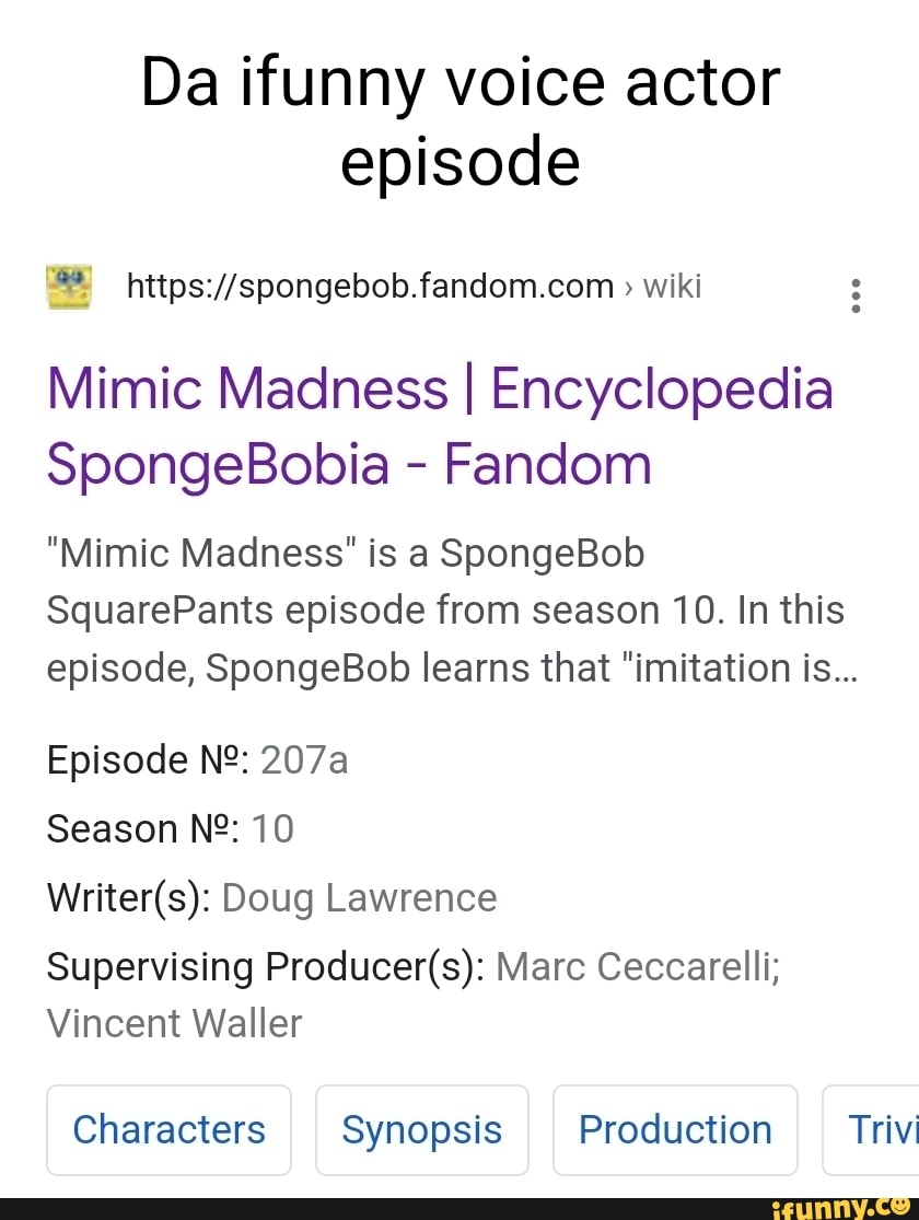 Patchy the Pirate, Encyclopedia SpongeBobia