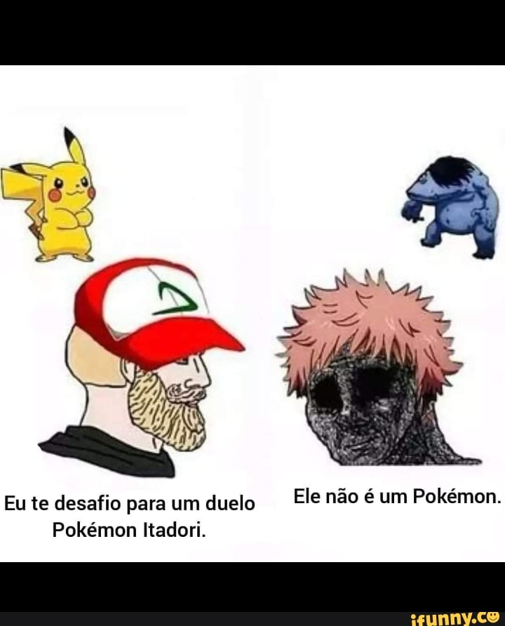 Um desafio!!!quem falar o nome de todos os pokemons dessa foto,eu