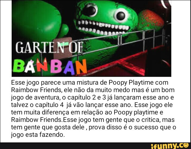 Trailer de poppy playtime, capitulo 3: - iFunny Brazil