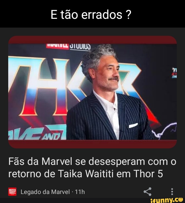 Taika Waititi não vai dirigir Thor 5