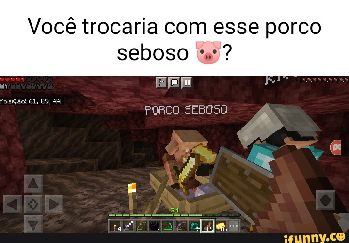 Daí você vai jogar minecraft com seu amigo vegano. - Daí você vai jogar  minecraft com seu amigo vegano. - iFunny Brazil