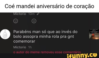 O bolo do meu sobrinho fds. Ro - iFunny Brazil