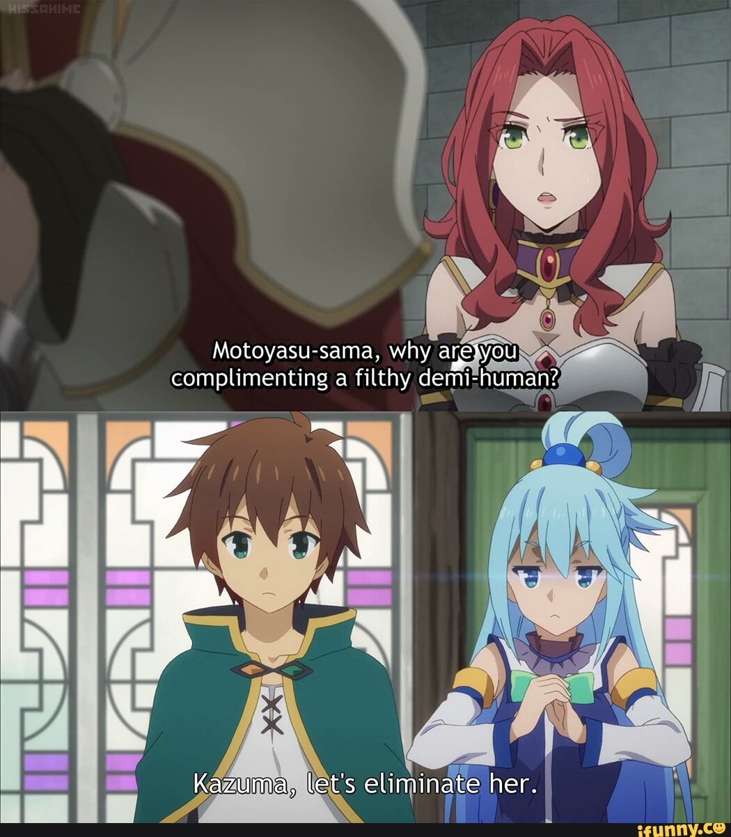 Decidi assistir Konosuba depois de ver alguns memes * - iFunny Brazil