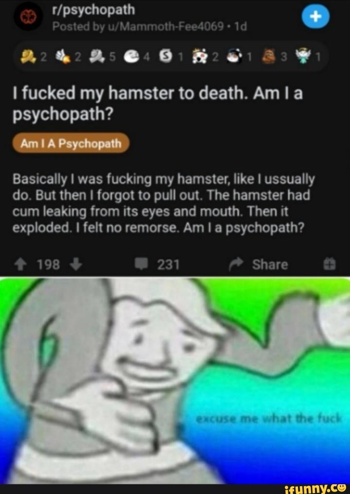 Hamster Death Meme