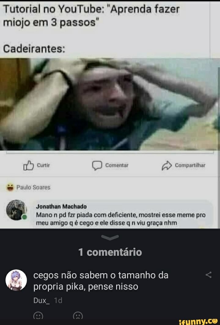 FAZER MEMES ATUAIS FAZER MEME DO MACHADO PORQUE A PRÓ PEDIU - Gerador de  Memes Online