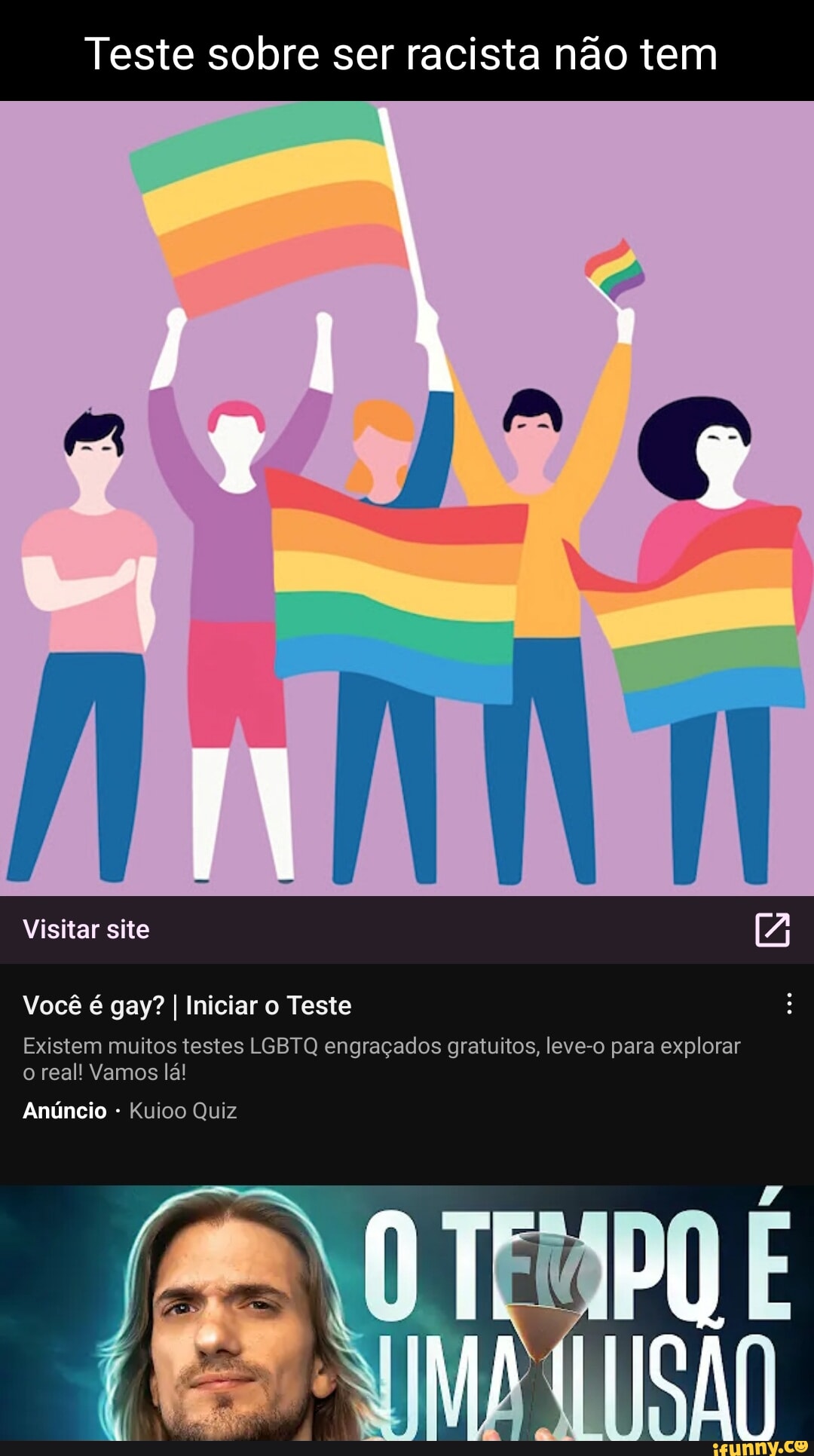 O MELHOR QUIZ LGBT - FAÇA TESTES