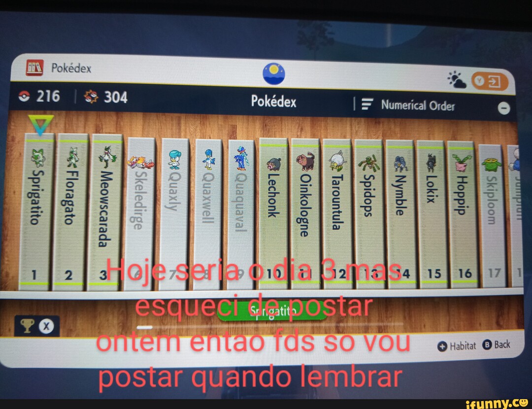 Escolheu seu pokémon inicial em honra ao seu pai Ganhou uma Pokédex vazia.   Pegou todos os