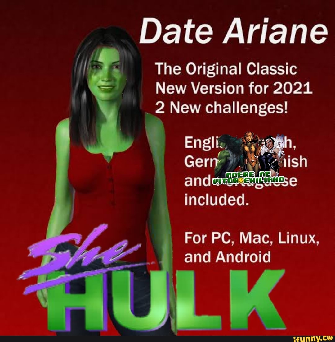 Date Ariane The Original Classic New Version for 2021 _ 2 New challenges!  Engli:, DERE! included. For PC, Mac, Linux, and Android - iFunny Brazil