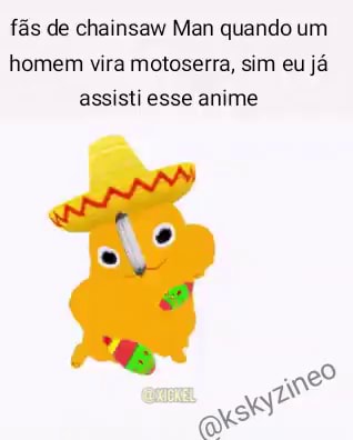 Meu desenho do motosserra homem, vejam o anime é sério! - iFunny Brazil