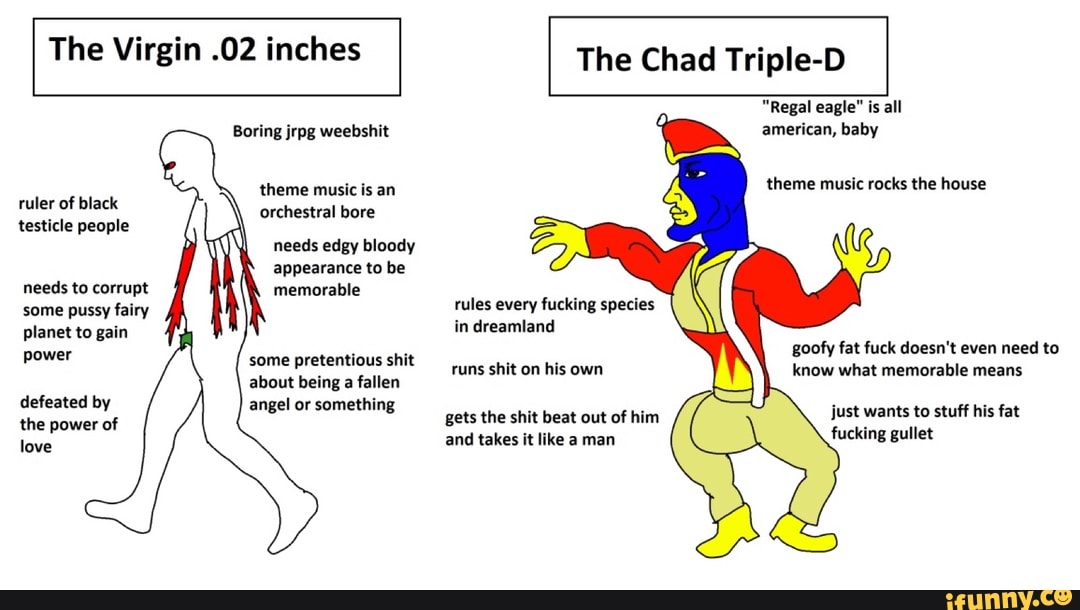 Virgin Guy vs. AMERICAN CHAD, Virgin vs. Chad