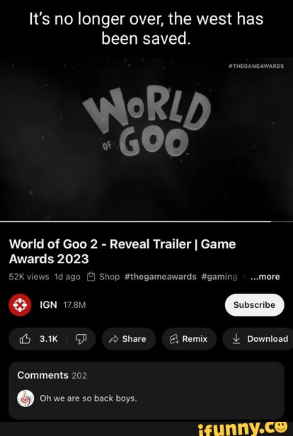 World of Goo 2 - Reveal Trailer