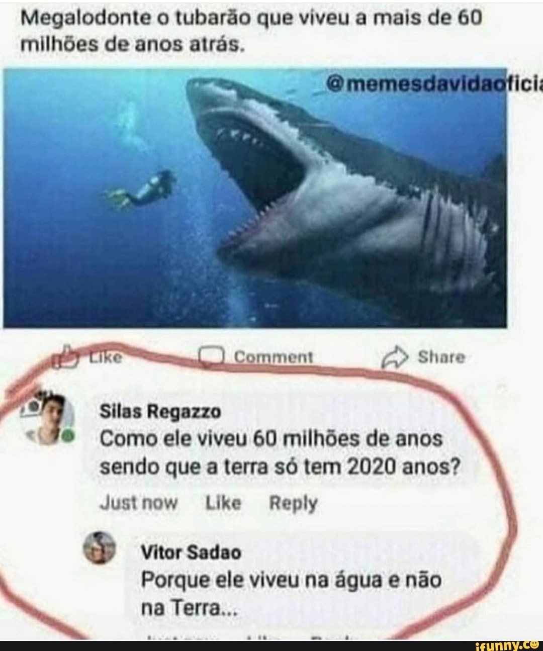 Megalodonte o tubarão que viveu a mais de 60 milhões de anos atrás. es