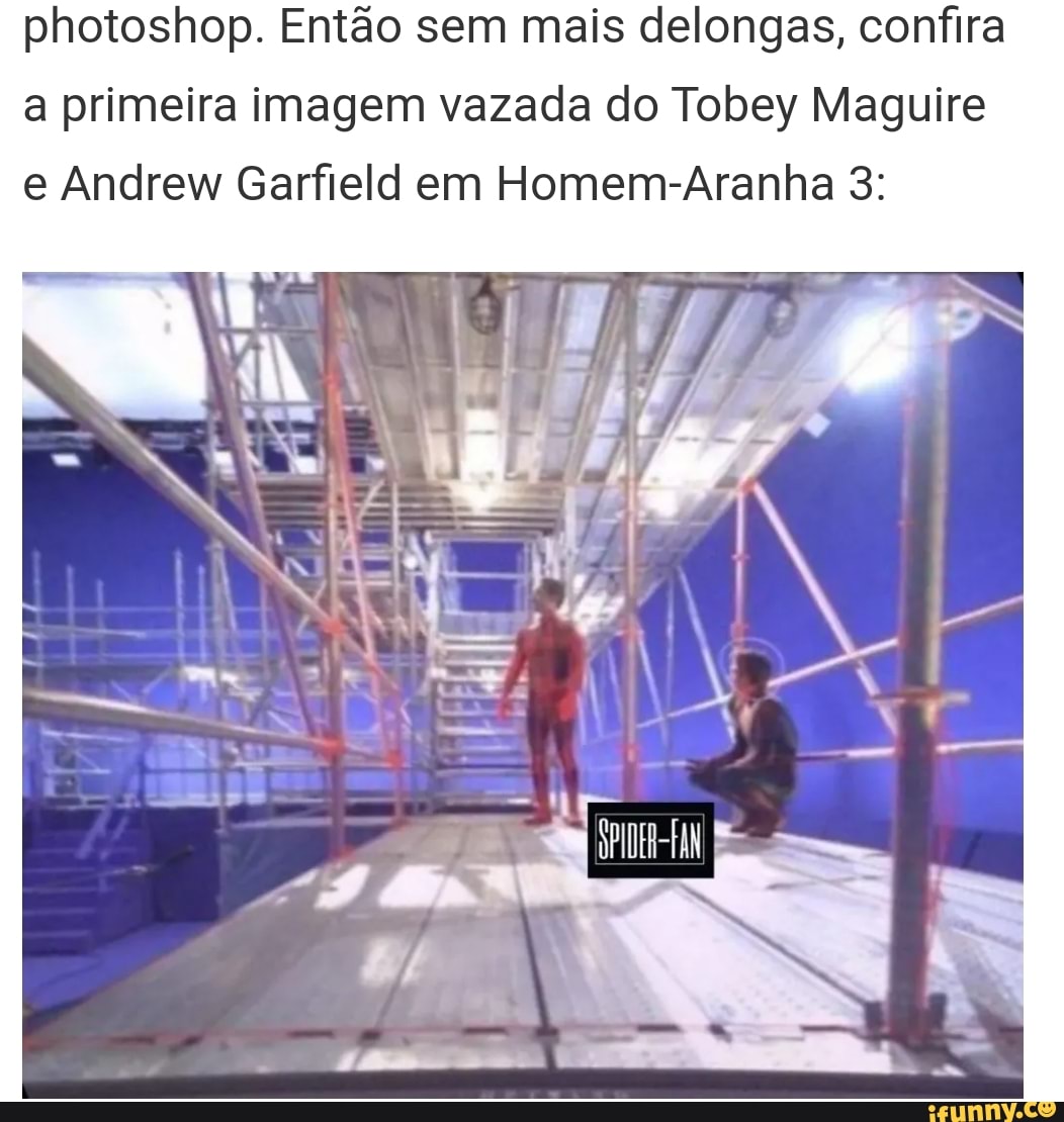 Imagem vazada do Homem aranha