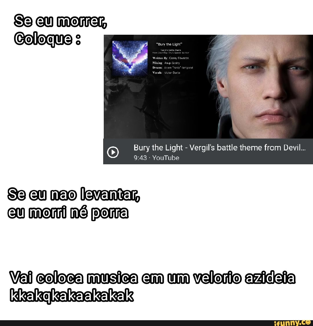 Bury the Light DMC5 Vergil's Theme - Lyrics/Legendado PT-BR 