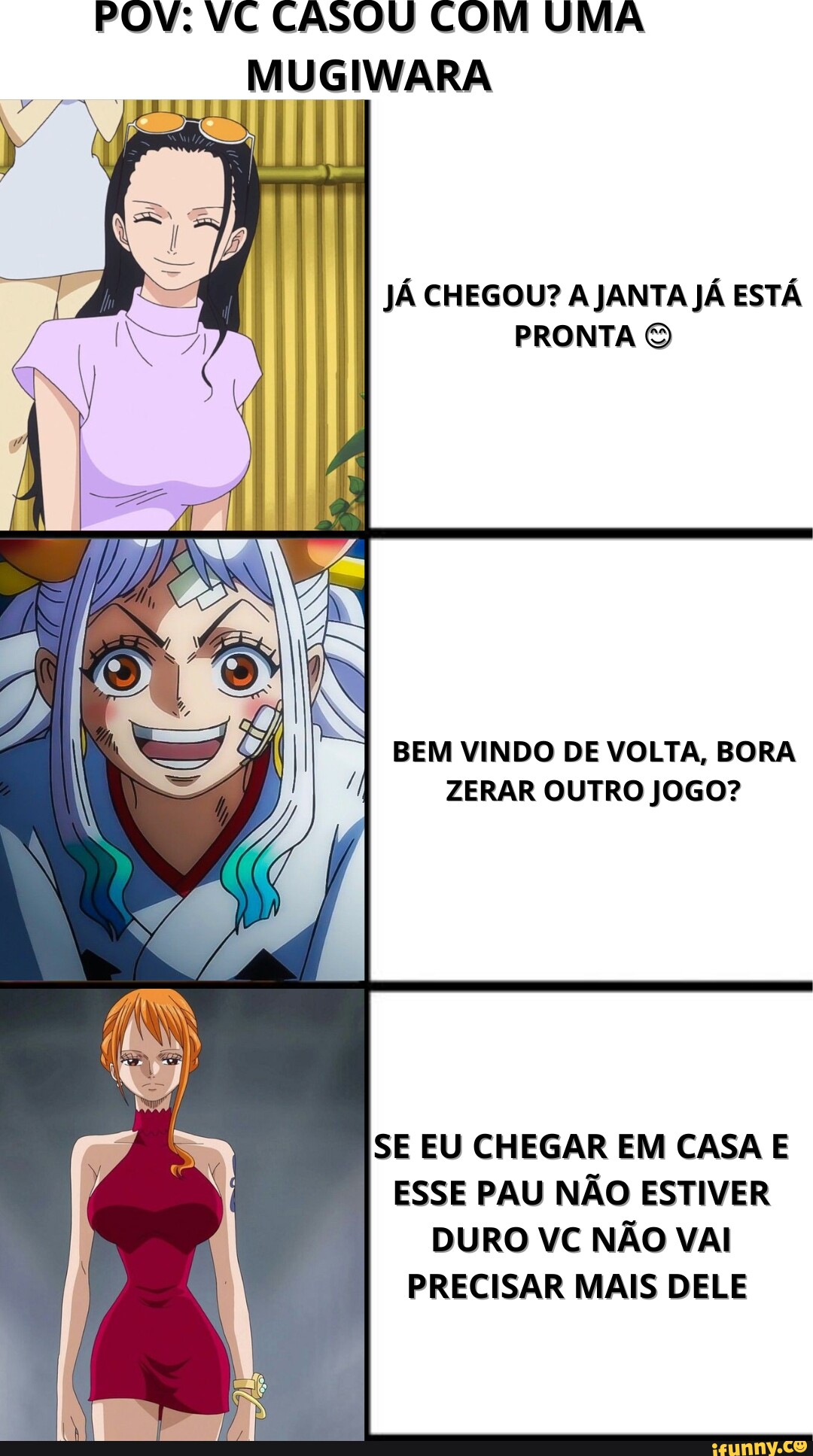 Até em one piece - você ESTÂNE- GANDO MINHA LIBERDADE DE - iFunny Brazil