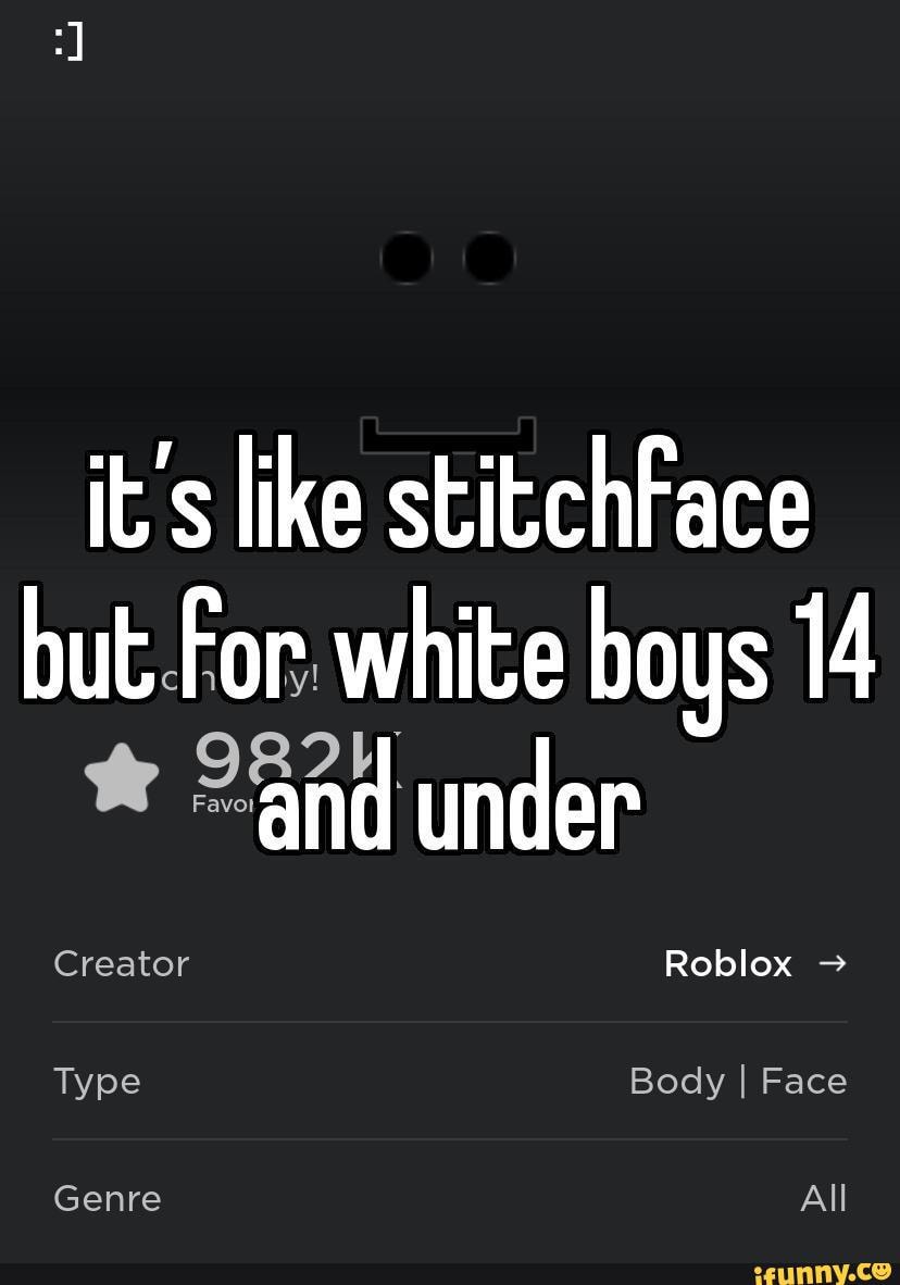 Stitch Face Roblox Creator