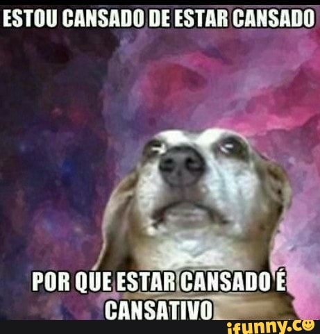 memes sobre estar cansado