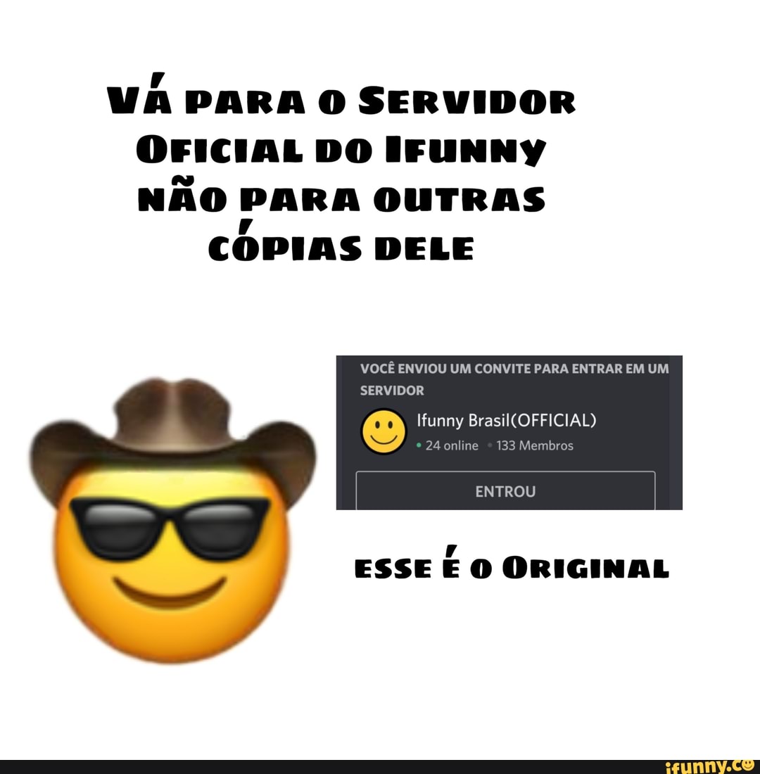 *Pessoas reclamando que 0 servidor do ifunny é ruim* único