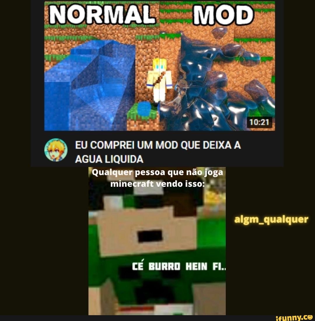 Acabei de baixar Minecraft no ClickJogos rapaziada - iFunny Brazil