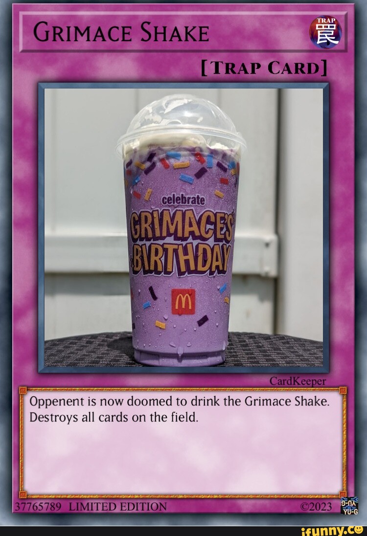 I bought the Grimace Shake : r/notinteresting