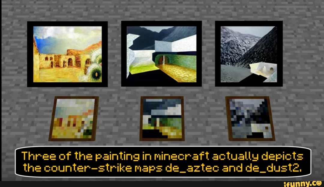 minecraft paintings