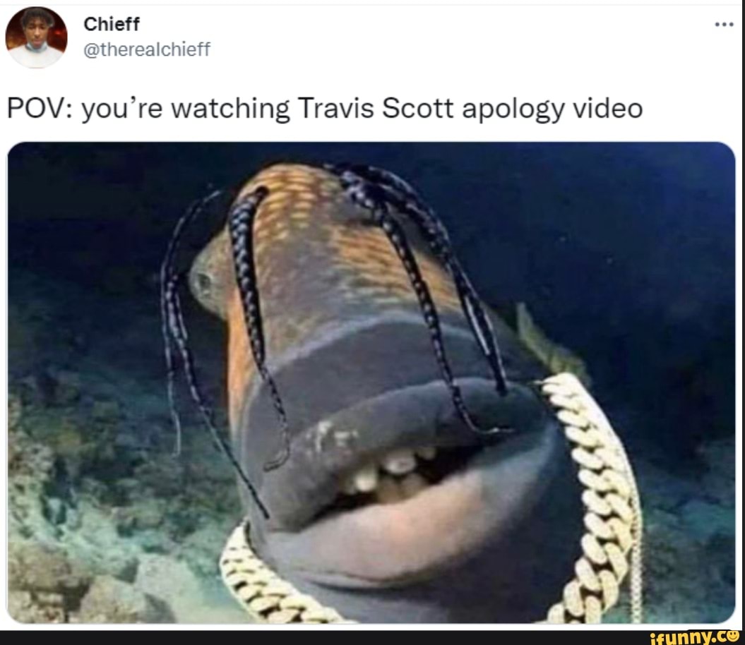 Travis Scott's Apology Video