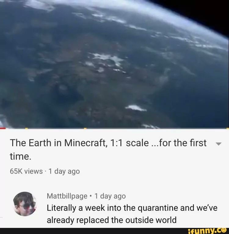 The Earth in Minecraft, 1:1 SCALE! 