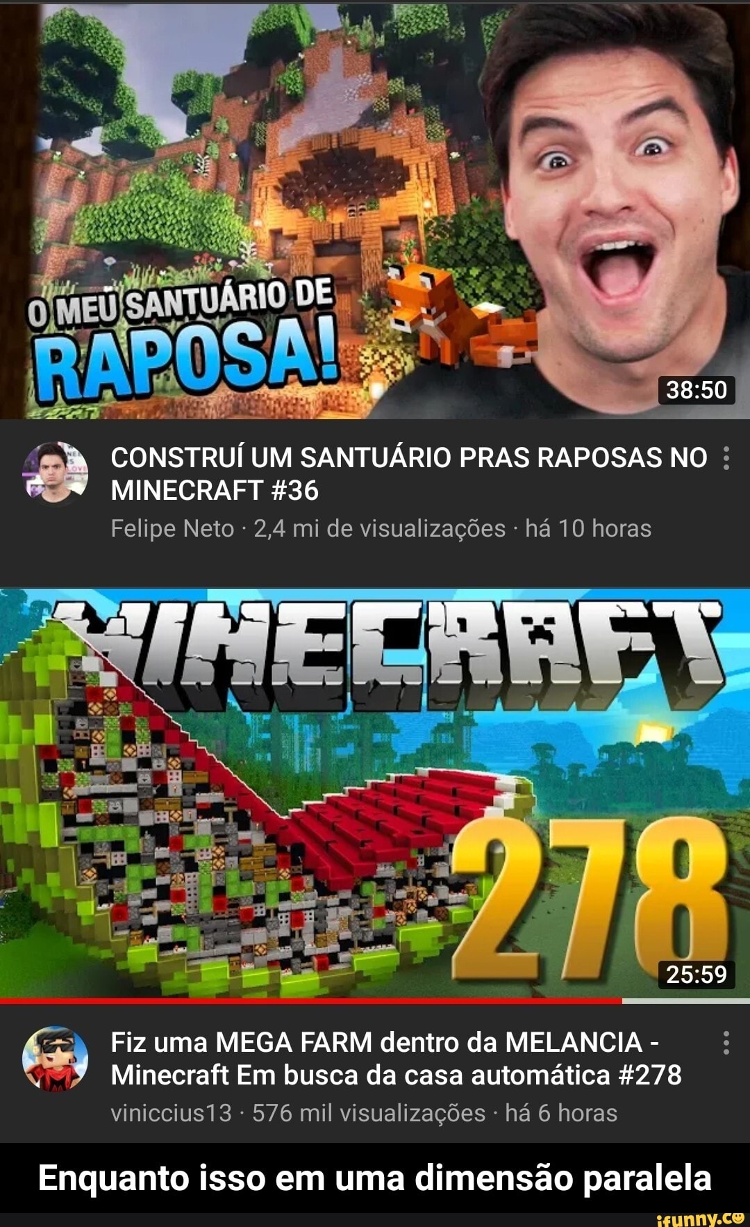 Como Fazer A Raposa de Minecraft. 