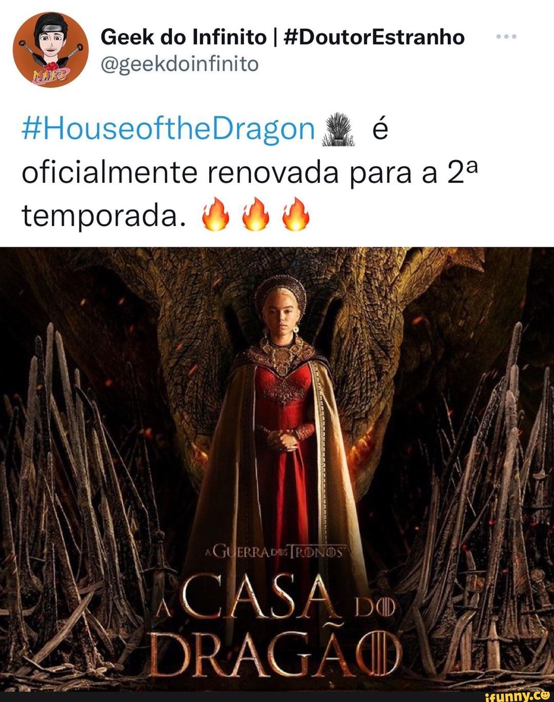 House of the Dragon renovada para 2ª temporada