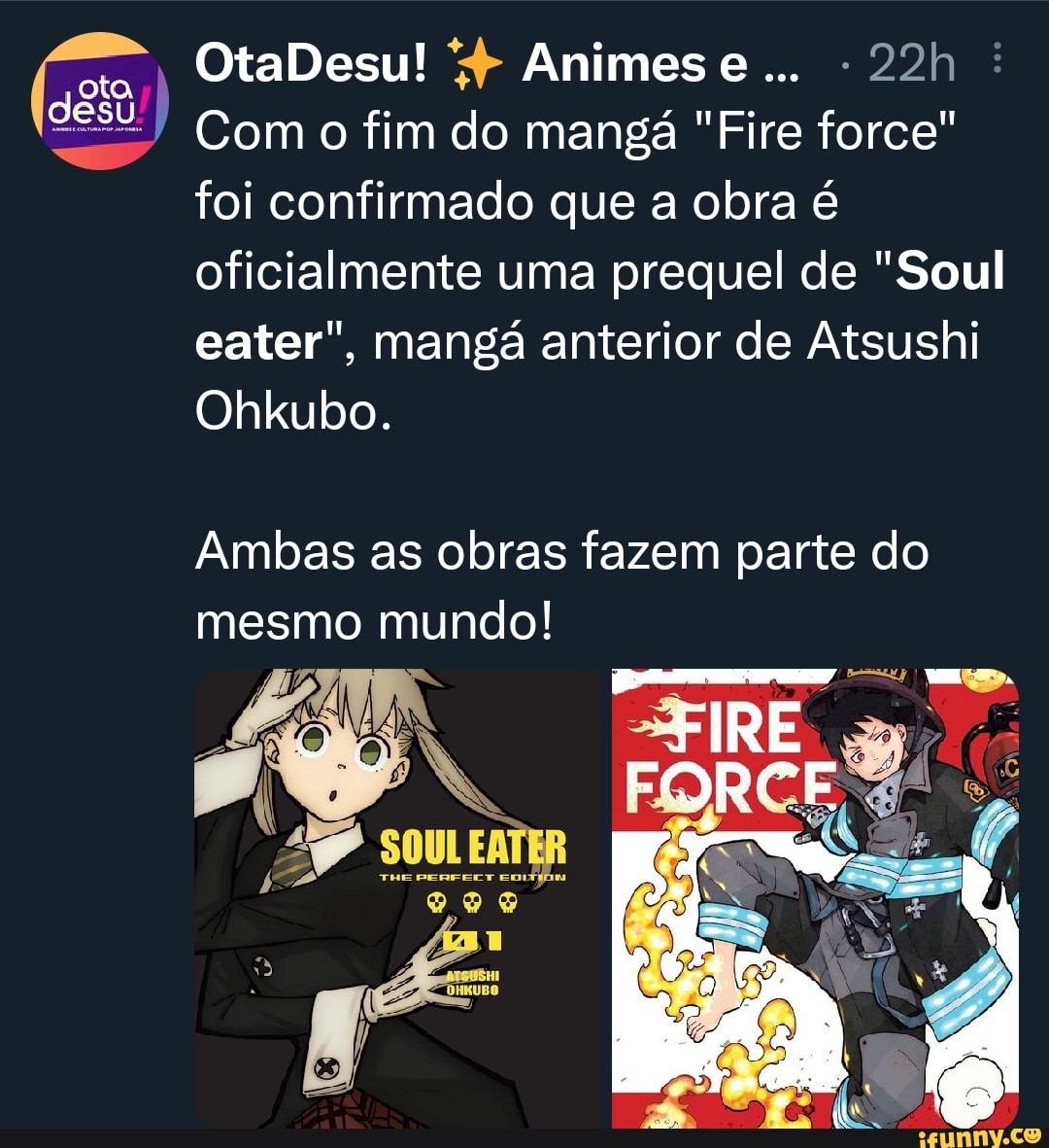 Fire Force – Final revela que mangá se passa no mesmo mundo de