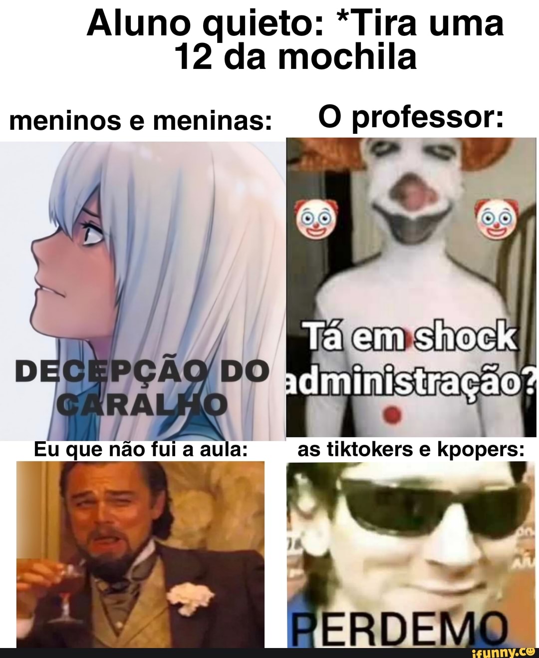 Eu com 12 anos depois de assistir Classroom of the Elite em uma conversa  normal; - iFunny Brazil