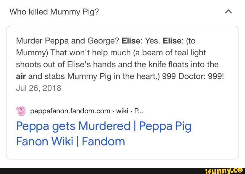 Mama George, Peppa Pig Fanon Wiki