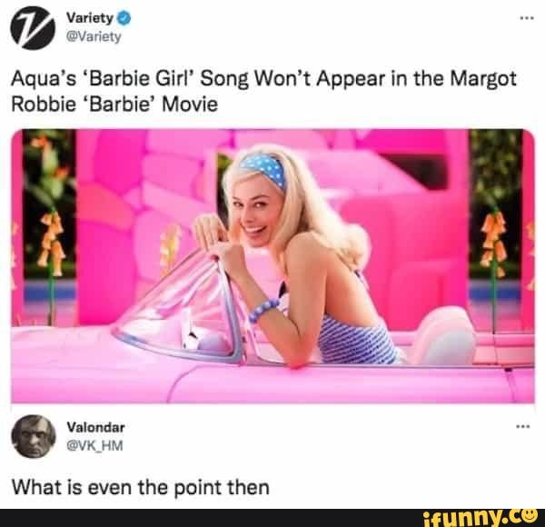 Aqua's 'Barbie Girl' Will Not Appear in Margot Robbie's 'Barbie' Movie