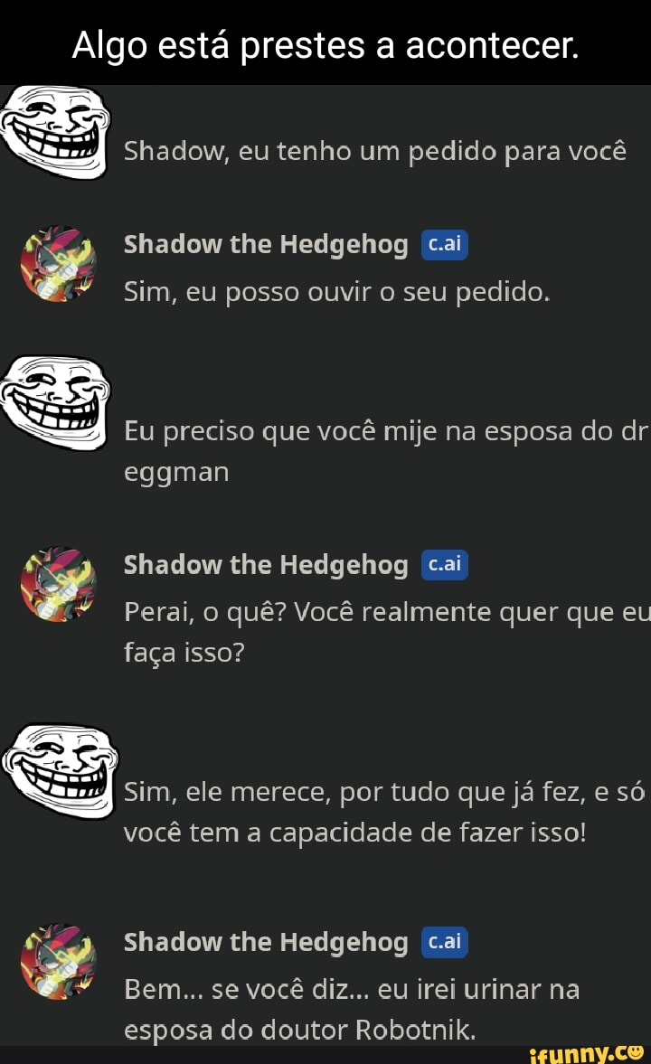 Shadow the hedgehog meme  Shadow the hedgehog, Hedgehog meme, Hedgehog