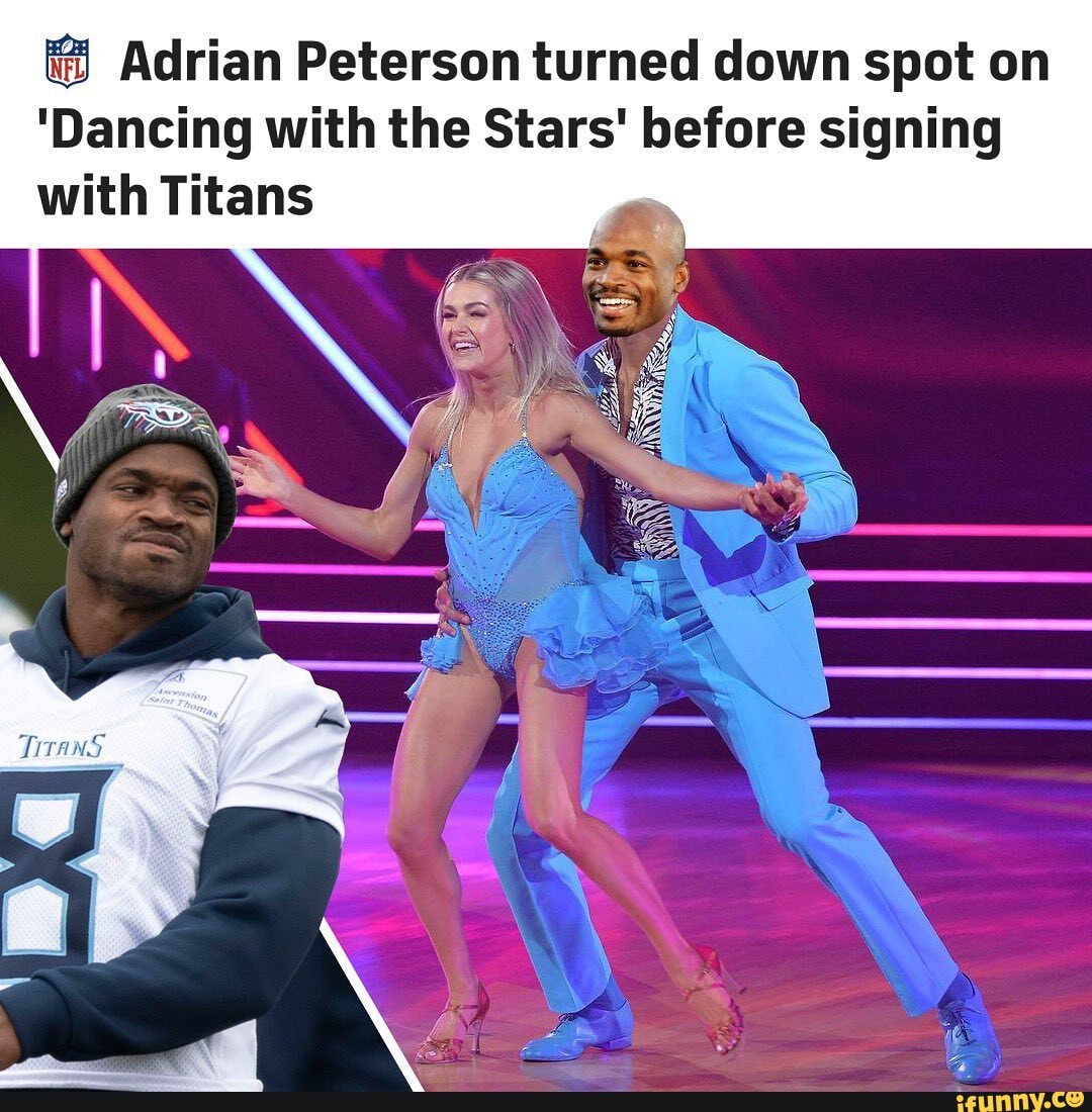 Adrian Peterson turned down 'Dancing with the Stars'