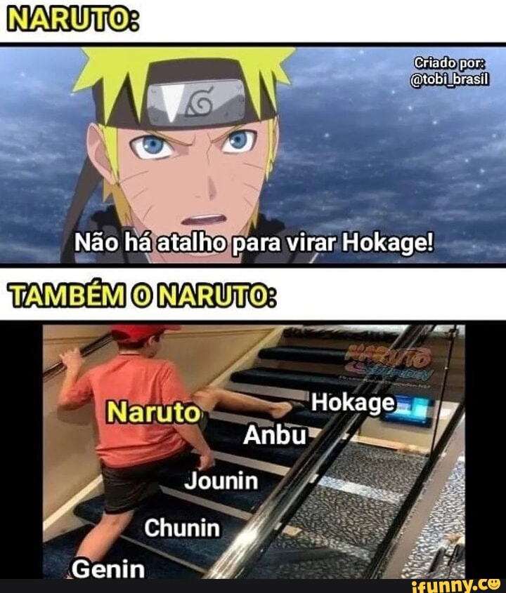 Terceiro Hokage cuidando do Naruto - iFunny Brazil