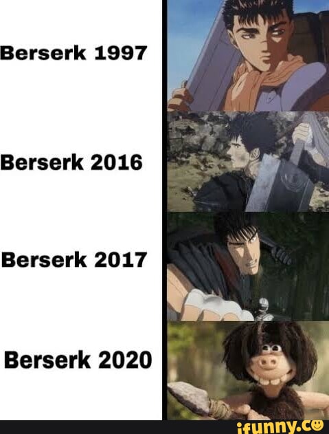 Berserk - Todas as adaptações de anime e filmes em ordem