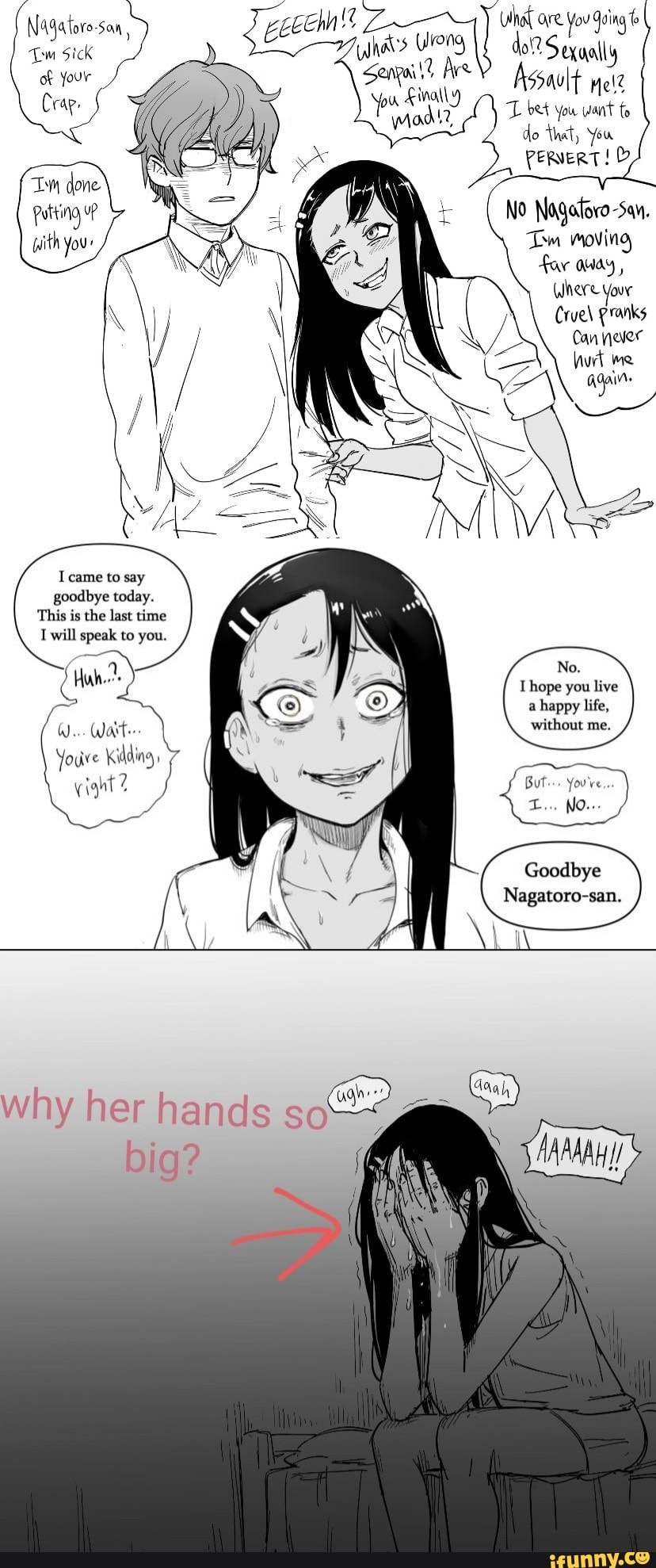 You will be able to sleep and smell Nagatoro-san in real life