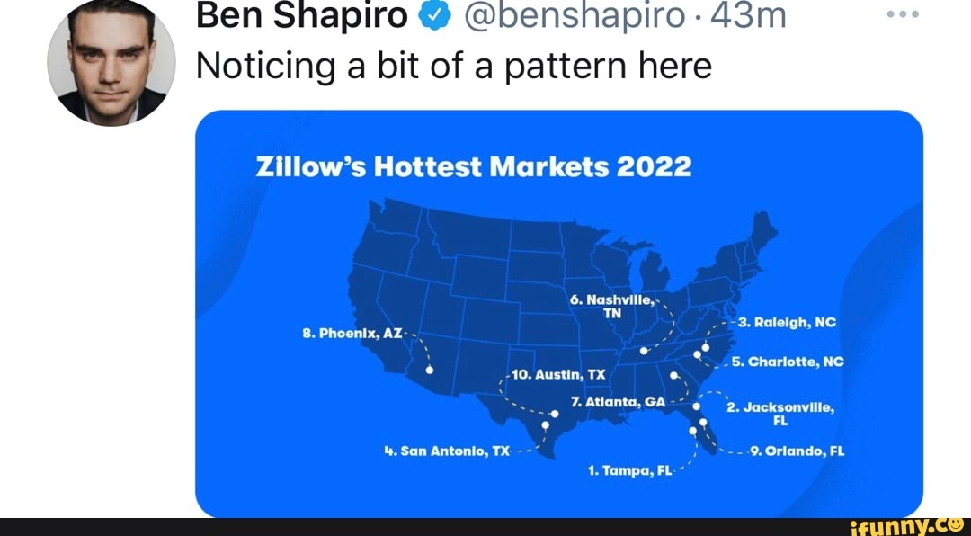 loensnapiro Noticing a bit of a pattern here Zillow's Hottest Markets