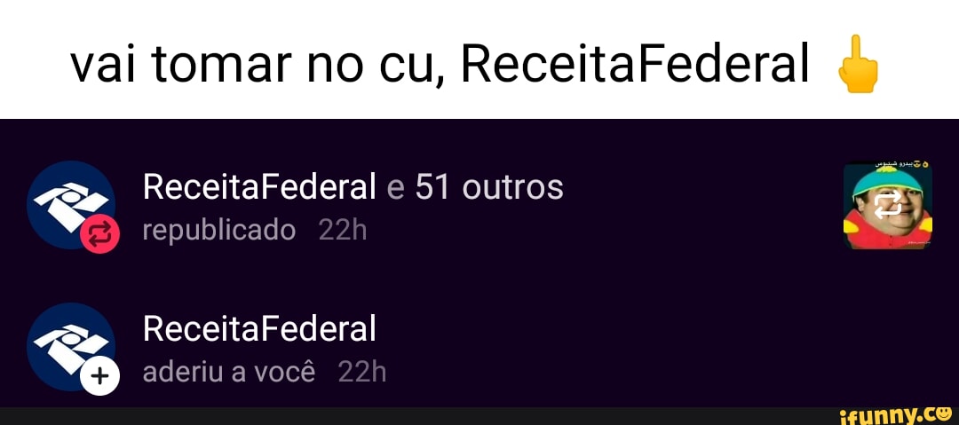 Pessoa diz que n e um meme engraçado -so tem meme republicado no