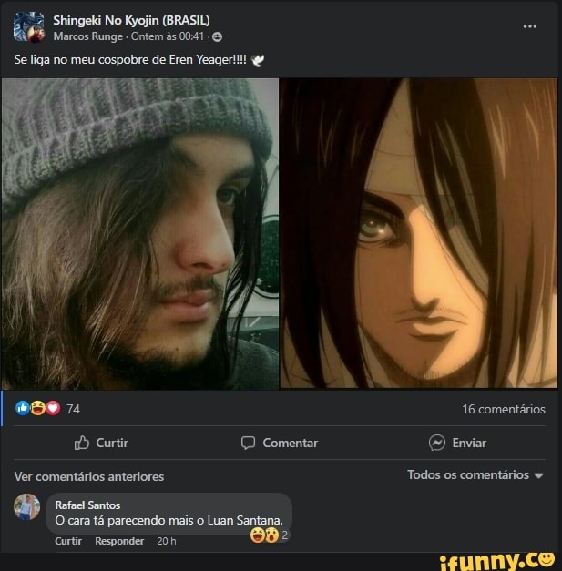 Shingekinokyojin memes. Best Collection of funny Shingekinokyojin pictures  on iFunny Brazil