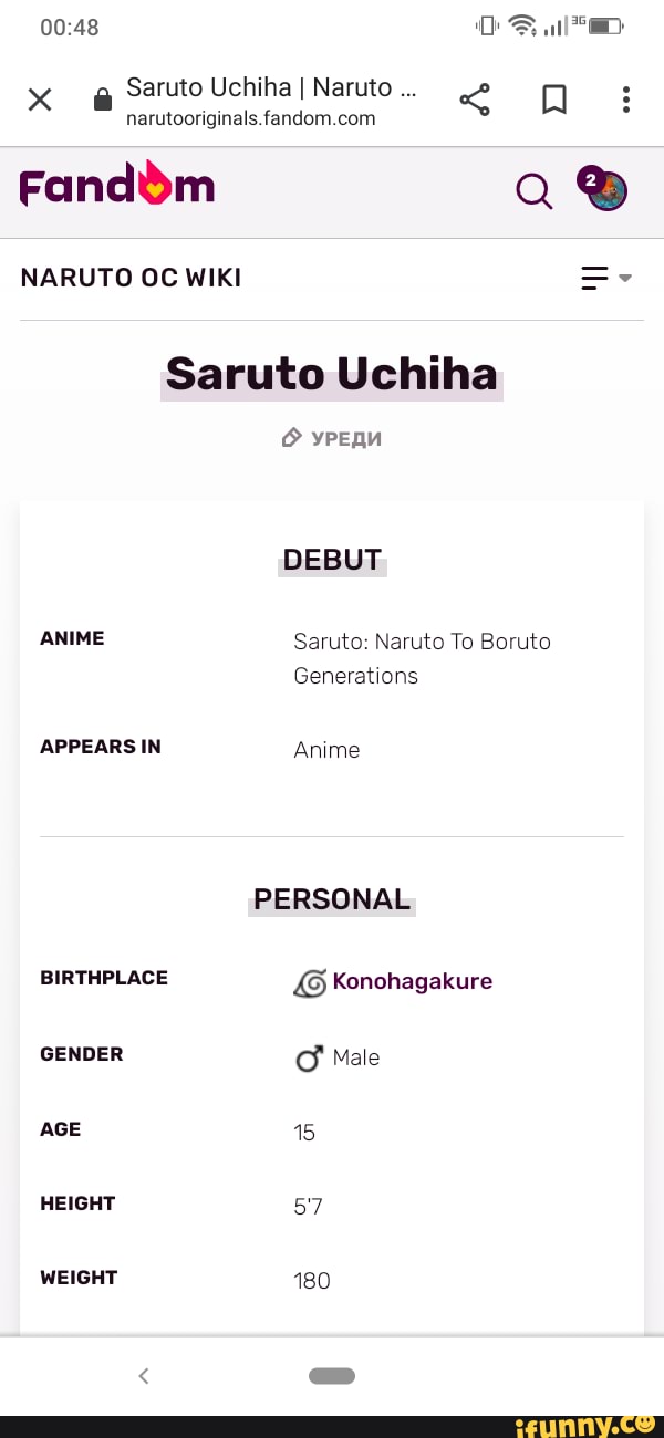Saruto Uchiha I Naruto narutoorginals fandom com Fanddm NARUTO OC