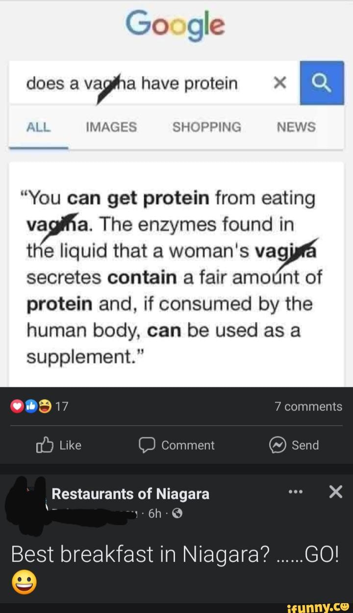 Google does a vagina have protein I ALL IMAGES SHOPPING NEWS 