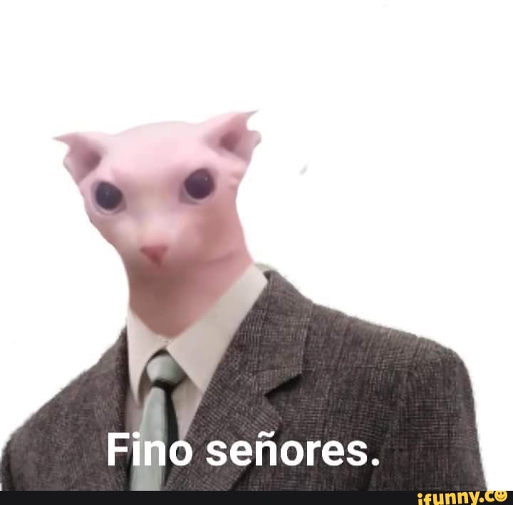 Fino señores - Meme by BL1NC0_xdd :) Memedroid